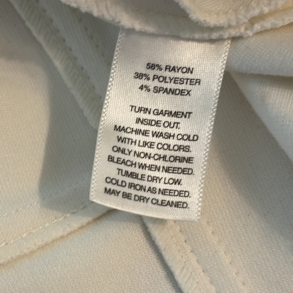 Whbm Cream Winter White Button Down Blazer - image 8